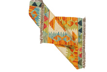 Lade das Bild in den Galerie-Viewer, Original Hand Made Rustic Kilim / Afganistan Origin 58x43 CM (Galleriafarah1970) 
