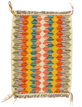 Lade das Bild in den Galerie-Viewer, Original Hand Made Rustic Kilim / Afganistan Origin 60x44 CM (Galleriafarah1970) 
