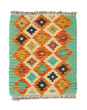 Lade das Bild in den Galerie-Viewer, Original Hand Made Rustic Kilim / Afganistan Origin 64x44 CM (Galleriafarah1970) 
