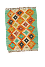 Lade das Bild in den Galerie-Viewer, Original Hand Made Rustic Kilim / Afganistan Origin 64x44 CM (Galleriafarah1970) 
