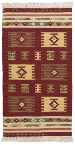 kilim India Occasion Tappis Teppich Rugs 110x60 CM