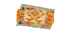 Lade das Bild in den Galerie-Viewer, Original Hand Made Rustic Kilim / Afganistan Origin 57x42 CM (Galleriafarah1970) 
