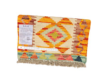 Lade das Bild in den Galerie-Viewer, Original Hand Made Rustic Kilim / Afganistan Origin 57x42 CM (Galleriafarah1970) 
