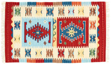 Load image into Gallery viewer, 150x90 CM Kilim Original, Authentic Hand Made 80% WOOL 20% COTTON Indian #Gal
