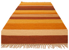 Carica l'immagine nel visualizzatore di Gallery, Original Hand Made Rustic Kilim india Origin 200x140 CM (Galleriafarah1970) 
