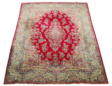 Carica l&#39;immagine nel visualizzatore di Gallery, Tappeto Originale annodato a mano Kirman CM 350x263 (Galleriafarah1970)
