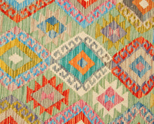Carica l'immagine nel visualizzatore di Gallery, Original Hand Made Rustic Kilim / Afganistan Origin 154x151 CM (Galleriafarah1970) 
