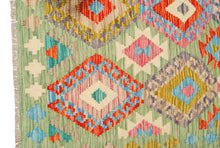 Carica l'immagine nel visualizzatore di Gallery, Original Hand Made Rustic Kilim / Afganistan Origin 154x151 CM (Galleriafarah1970) 
