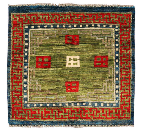 Tappeto TAIMANY Original Wool Rug Carpet CM 80x75 (Galleriafarah1970)
