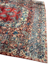 Carica l'immagine nel visualizzatore di Gallery, Tappeto Originale annodato a mano Sarok USA CM 460x310 (Galleriafarah1970)
