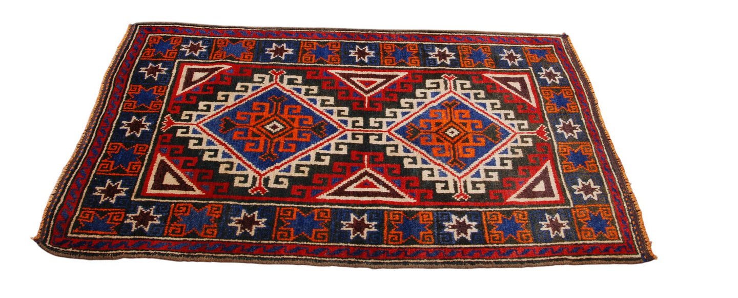 Original Authentic Hand Made Carpet Beluchi CM 135x90 (Galleriafarah1970)