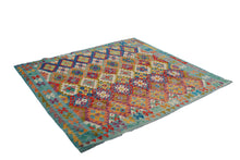 Carica l&#39;immagine nel visualizzatore di Gallery, Original Hand Made Rustic Kilim / Afganistan Origin 200x197 CM (Galleriafarah1970) 
