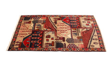 Carica l'immagine nel visualizzatore di Gallery, Original Authentic Hand Made Carpet Beluchi CM 140x90 (Galleriafarah1970)
