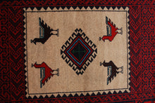 Carica l&#39;immagine nel visualizzatore di Gallery, Original Authentic Hand Made Carpet Beluchi CM 170x90 (Galleriafarah1970)
