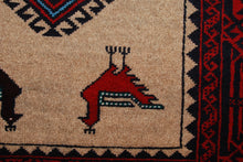 Carica l&#39;immagine nel visualizzatore di Gallery, Original Authentic Hand Made Carpet Beluchi CM 170x90 (Galleriafarah1970)
