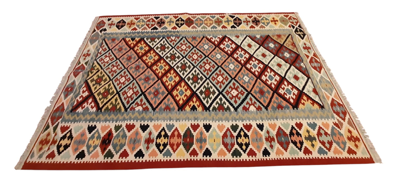 Kilim Original Authentic Hand Made 250x180 CM (Galleria Farah 1970)