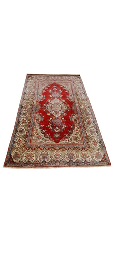 Kirman Ravar / Lavar Tappeto Originale annodato a mano CM 225x137 (Galleria Farah 1970)