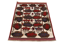 Carica l'immagine nel visualizzatore di Gallery, Original Authentic Hand Made Carpet Beluchi CM 140x94 (Galleriafarah1970)
