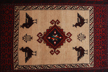 Lade das Bild in den Galerie-Viewer, Original Authentic Hand Made Carpet Beluchi CM 175x92 (Galleriafarah1970)
