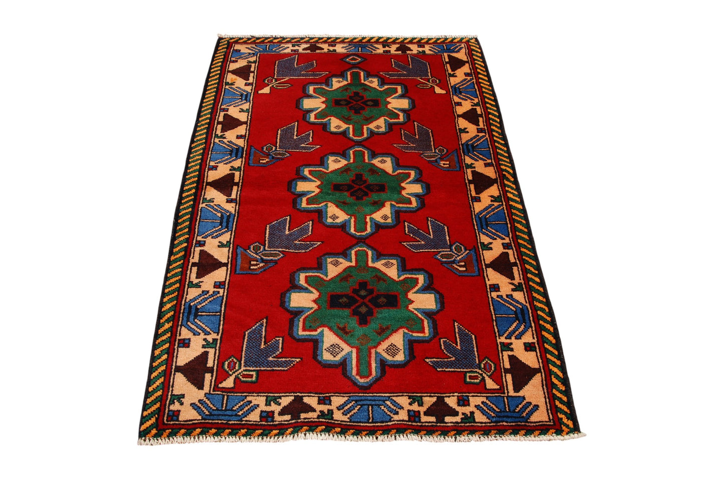 Original Authentic Hand Made Carpet Beluchi CM 143x85 (Galleriafarah1970)