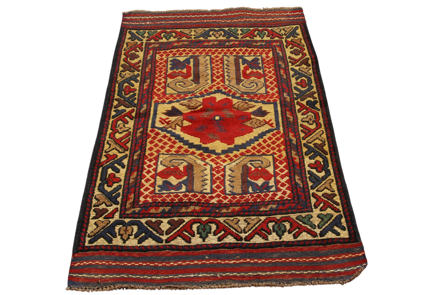 Original Authentic Hand Made Carpet Beluchi 140x85 CM (Galleriafarah1970)