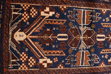 Lade das Bild in den Galerie-Viewer, Original Authentic Hand Made Carpet Beluchi 145x80 CM (Galleriafarah1970)
