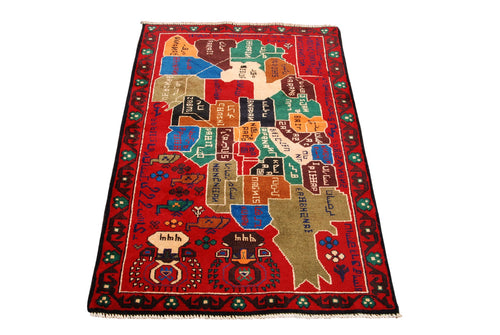 Original Authentic Hand Made Carpet Beluchi 140x86 CM (Galleriafarah1970)