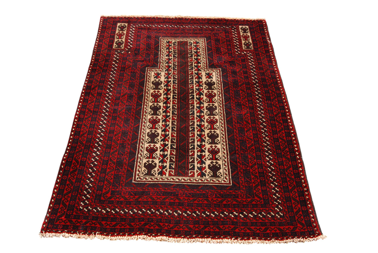 Original Authentic Hand Made Carpet Beluchi 145x90 CM (Galleriafarah1970)
