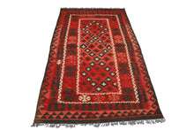 Carica l'immagine nel visualizzatore di Gallery, Originale Kilim / Afganistan CM 206x102 (Galleriafarah1970)
