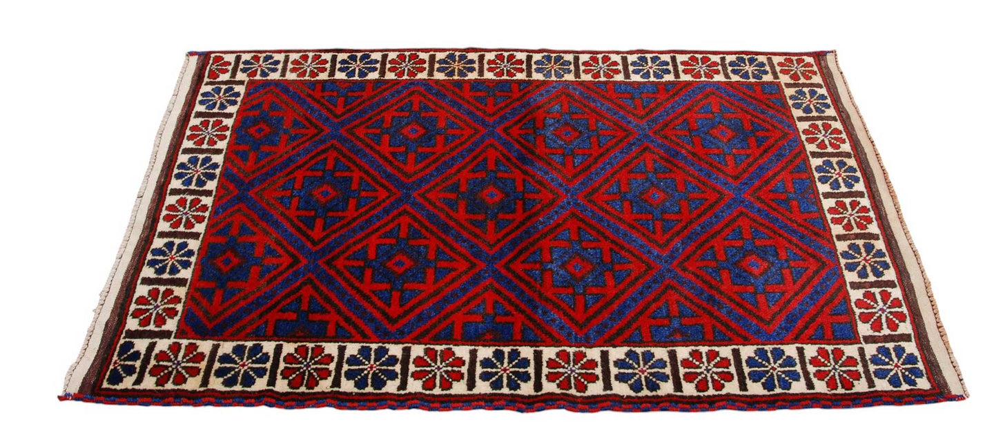 Original Authentic Hand Made Carpet Beluchi 145x92 CM (Galleriafarah1970)