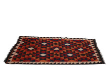 Carica l'immagine nel visualizzatore di Gallery, Originale Kilim / Afganistan 185x161 CM (Galleriafarah1970)
