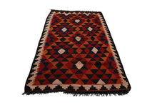 Carica l'immagine nel visualizzatore di Gallery, Originale Kilim / Afganistan 185x161 CM (Galleriafarah1970)
