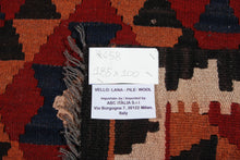 Carica l'immagine nel visualizzatore di Gallery, Originale Kilim / Afganistan 185x161 CM (Galleriafarah1970)
