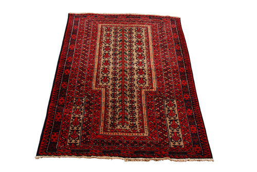 Original Authentic Hand Made Carpet Beluchi 140x90 CM (Galleriafarah1970)
