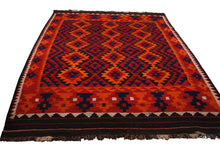 Carica l&#39;immagine nel visualizzatore di Gallery, Originale Kilim / Afganistan 285x205 CM (Galleriafarah1970)
