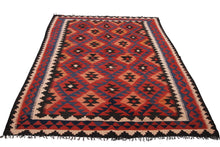 Carica l'immagine nel visualizzatore di Gallery, Originale Kilim / Afganistan 242x152 CM (Galleriafarah1970)
