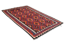 Carica l'immagine nel visualizzatore di Gallery, Originale Kilim / Afganistan 242x152 CM (Galleriafarah1970)
