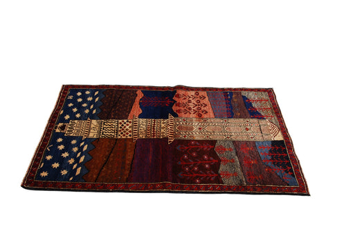 Original Authentic Hand Made Carpet Beluchi CM 132x85 (Galleriafarah1970)