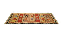 Carica l&#39;immagine nel visualizzatore di Gallery, kilim moderno autentico originale 198x69 cm ( Galleriafarah1970 )
