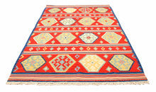 Carica l'immagine nel visualizzatore di Gallery, kilim moderno autentico originale 244x168 cm
