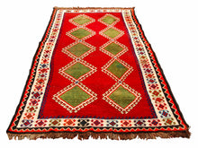 Carica l'immagine nel visualizzatore di Gallery, Rectangular Hand knotted carpet Original Colors CM 230x122
