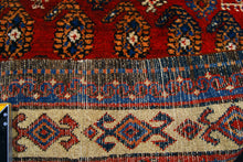 Lade das Bild in den Galerie-Viewer, Tappeto Malaier Hand knotted carpet Original CM 290x120
