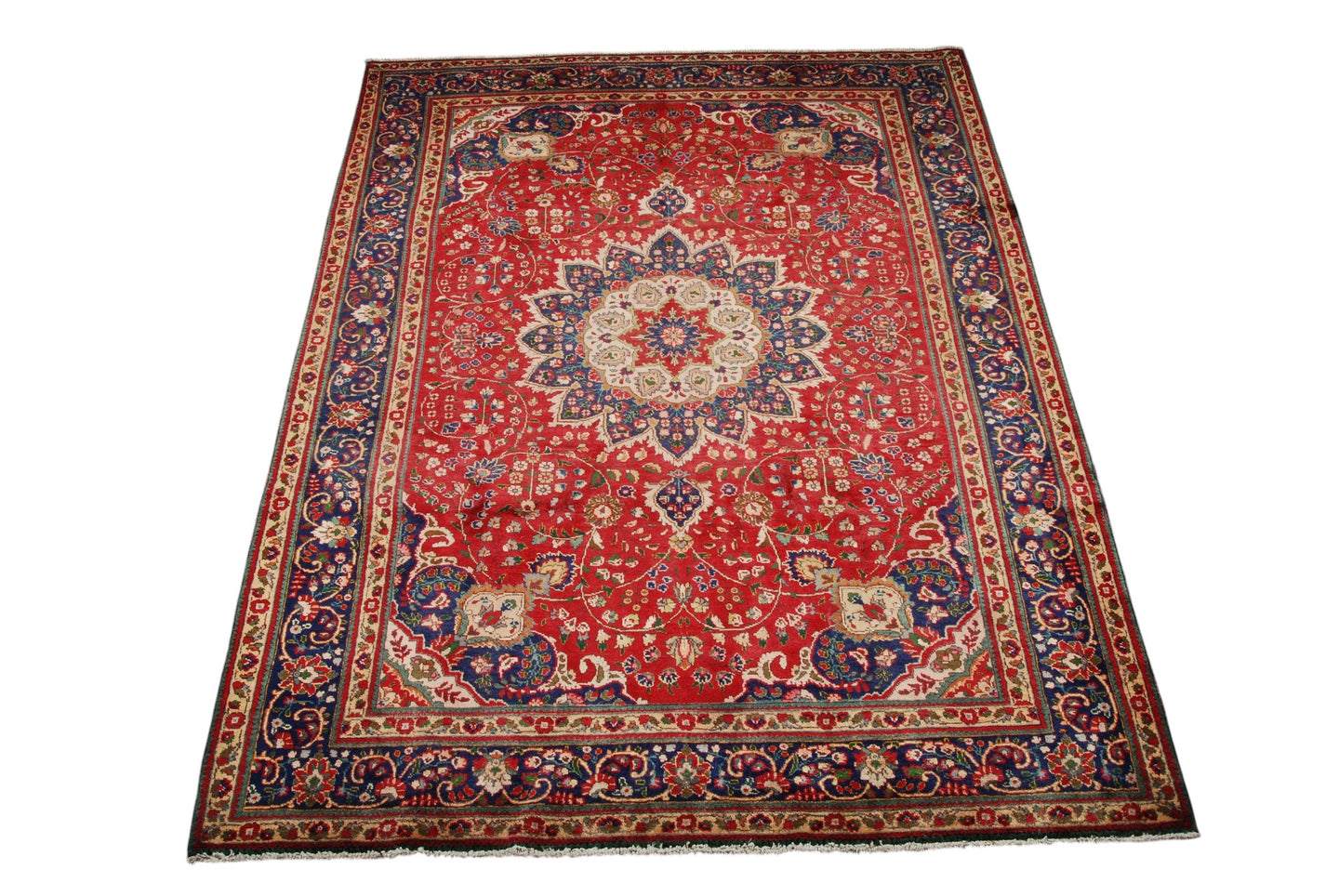  Tappeto Persiano Tabriz Originale 315x215 CM (Galleriafarah1970)
