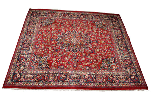  Tappeto Persiano Mashad Originale 303x300 CM (Galleriafarah1970)