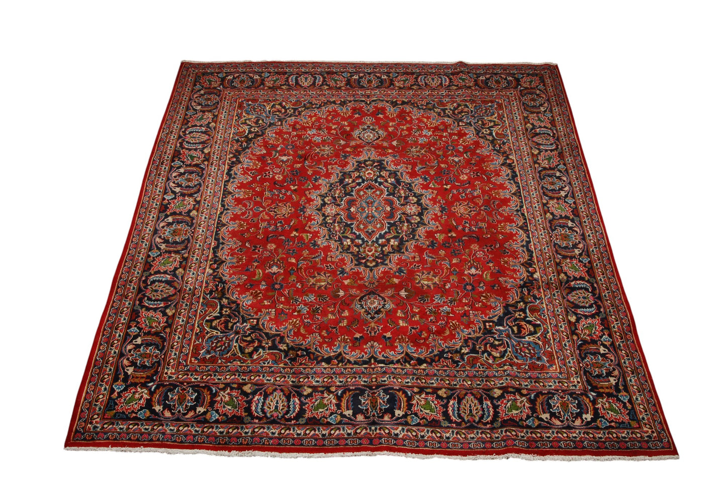  Tappeto Persiano Mashad Originale 253x240 CM (Galleriafarah1970)