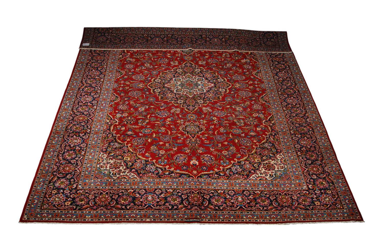  Tappeto Persiano Kashan Originale 280x274 CM (Galleriafarah1970)