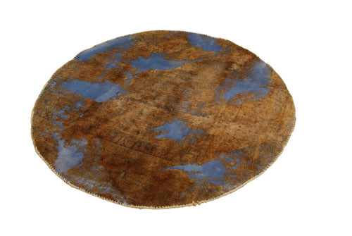 Tappeto Moderno Turkye Patchwork 130x130 CM (Galleriafarah1970)