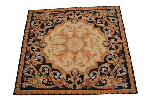 Arazzo / Aubusson Pekin (Hand Made) 211x195 CM (Galleriafarah1970)