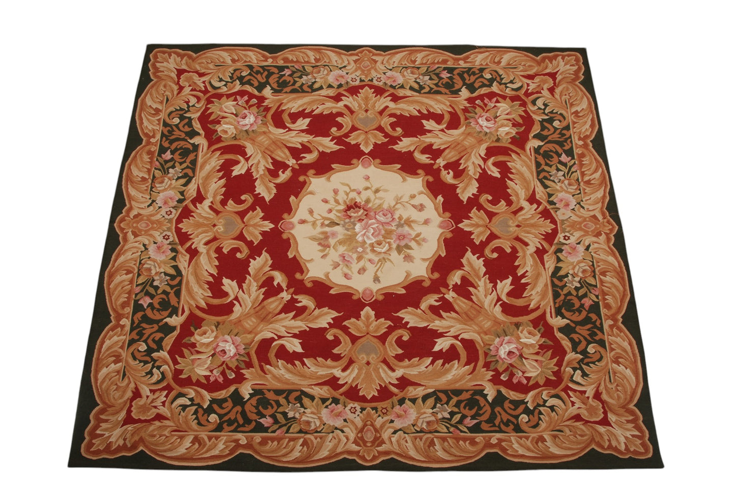 Arazzo / Aubusson Pekin (Hand Made) 207x199 CM (Galleriafarah1970)