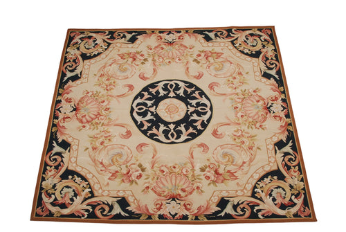 Arazzo / Aubusson Pekin (Hand Made) 210x198 CM (Galleriafarah1970)